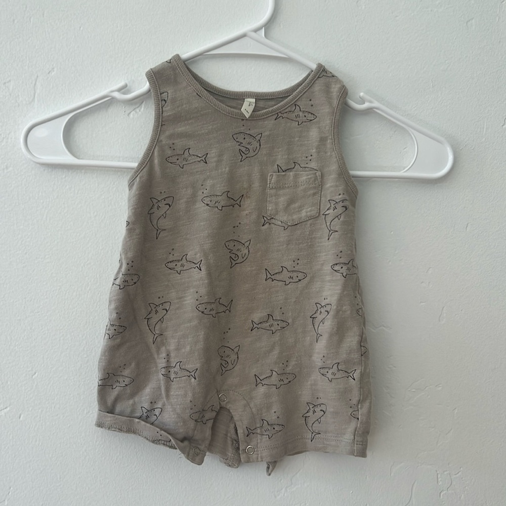Rylee & cru shark onesie